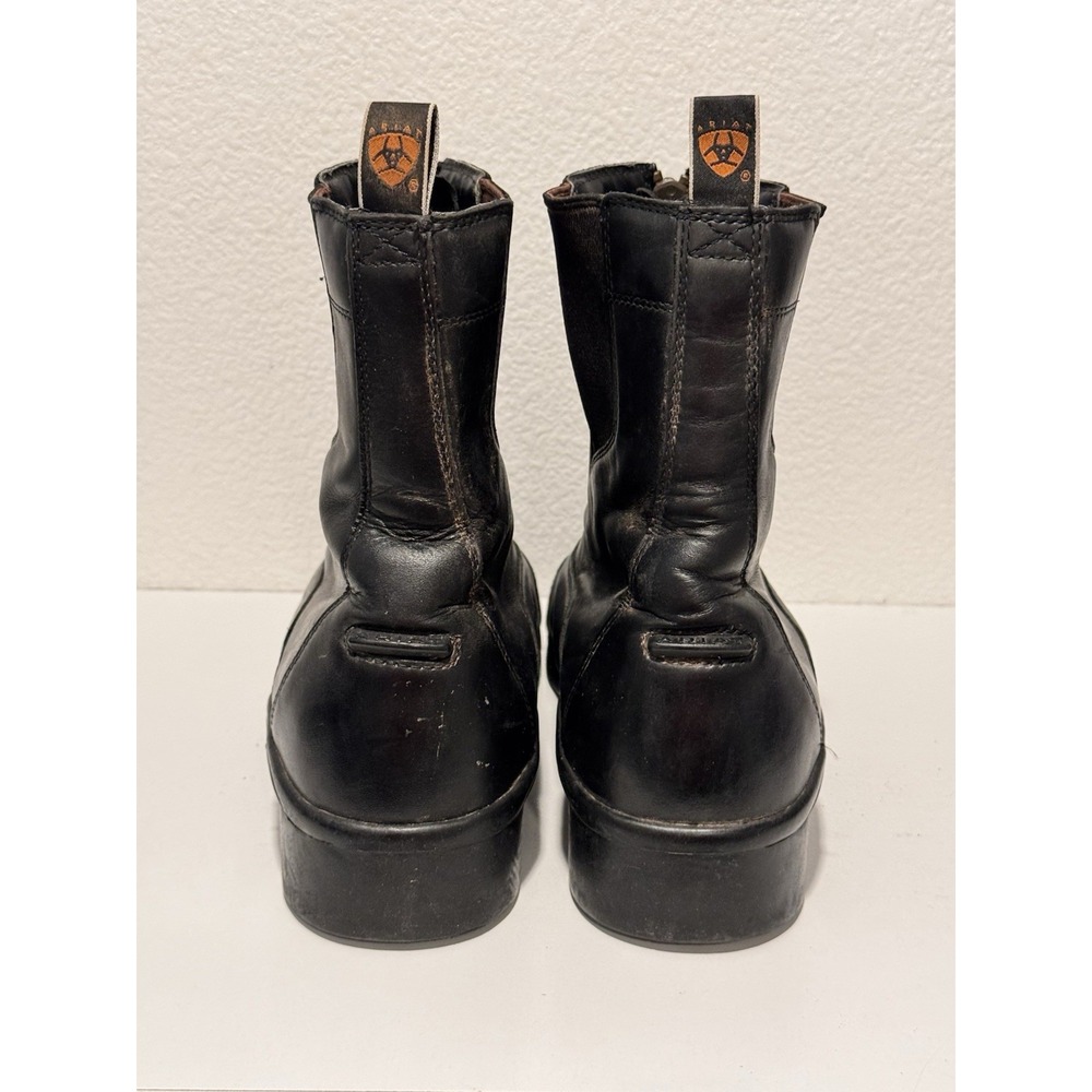ARIAT Womens Heritage Breeze Zip Paddock Leather Boot 13 EE Wide Cap Toe Black - Picture 10 of 16